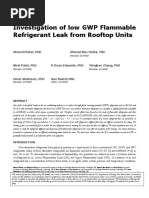 Refrigerant Leak Model