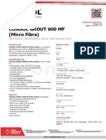 Technical Data Sheet for CONSOL GROUT 600 MF Cementitious Grout