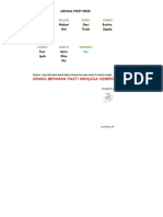 Jadwal Piket Mess