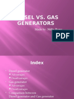Diesel Vs Gas Generators