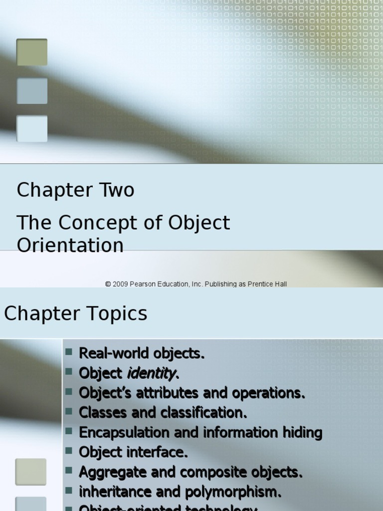The Concept of Object Orientation | PDF | Class (Computer Programming ...