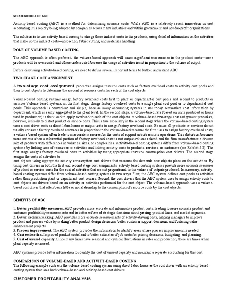 Abc Report Script | PDF | Profit (Economics) | Marketing