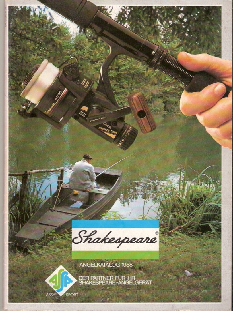 Catalogue Shakespeare 1984-85 - Cannes Et Moulinets Pêche Eau Douce - Vintage