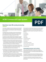 ACBS Commercial Loan System Fact Sheet