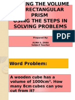 Finding The Volume of Rectangular Prism
