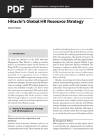 Hitachi's Global HR Resource Strategy: Kiyoshi Tateda