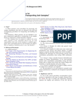 Preserving and Transporting Soil Samples: Standard Practices For