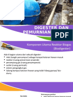 Jenis-Jenis Digester Dan Pemurnian Biogas