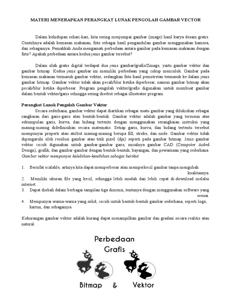 Rpp Menerapkan Perangkat Lunak Pengolah Gambar Vektor