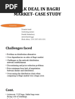 BULK DEAL IN BAGRI MARKET - CASE STUDY Group - 9