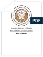 American University of Madaba: Fluid Mechanics and Hydraulics Lab