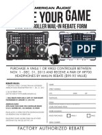 Vms Controller Rebate Form PDF