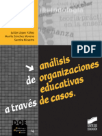 Análisis de Organizaciones Educativas A Través de Casos PDF