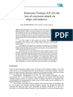 Acoustic Emission Testing (AT) For The Detection of Corrosion Attack On Ships (Oil Tankers)