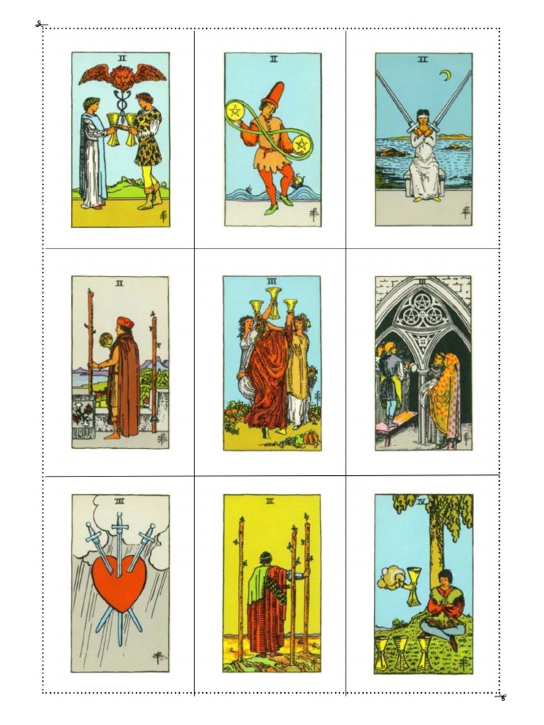 er nok udtale Elemental A Printable Rider Waite Tarot Deck PDF | PDF