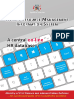 H R M I S A Central HR Database: On-Line