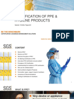 Certification of Ppe & Hygiene Products: Be The Benchmark
