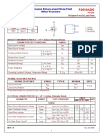 P2610ADG Niko-Sem: N-Channel Enhancement Mode Field Effect Transistor