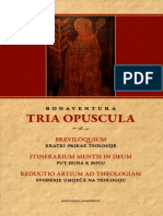 Bonaventura - Tria Opuscula PDF