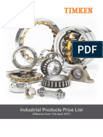 Industrial Bearing Price List 2017