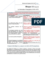 Bloque 11 - Tema 16 La Dictadura Franquista 2019 - 20 PDF