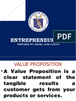 ENTREP POWER POINT Value Proposition