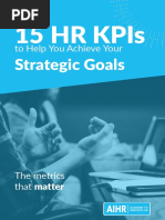 AIHR 15 Key Performance Indicators For HR