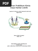 Laporan Praktikum Kimia