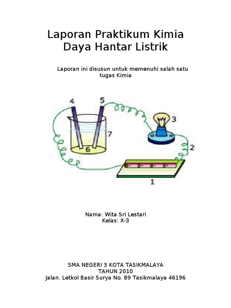 Laporan Praktikum Kimia - Riset