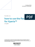 How To Use The Flash Tool For Xperia PDF