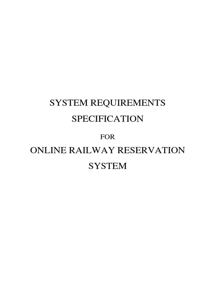 System Requirements Specification | PDF | Use Case | Databases