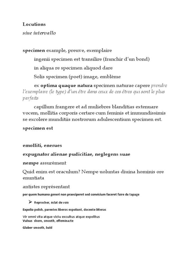 Vocabulaire Seneca Maior 29.05.2019 | PDF | Language Arts & Discipline ...