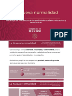 Plan Nueva Normalidad, 13may20, emitido por la Secretaría de Economía