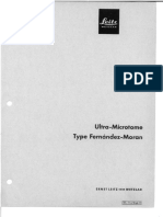 Leitz Ultra-Microtome Fernandez-Moran - Service Manual PDF