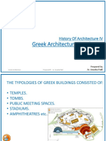Lecture 3 - Greek Architecture Typologies