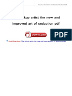 The Pickup Artist The New and Improved Art of Seduction PDF