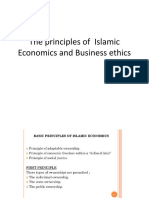 The Principles of Islamic Economics and Business Ethics