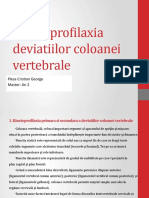 Kinetoprofilaxia deviatiilor coloanei vertebrale- PLESA CRISTIAN GEORGE- MASTER AN 2.pptx