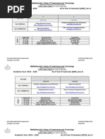 Academic Year: 2019 - 2020 B.E.II Year IV Semester (AMC), Sec-A