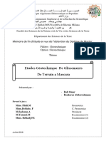 Etudes Géotechnique de Glissements PDF