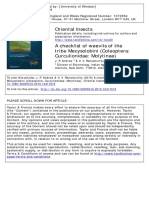 A checklist of weevils of the tribe Mecysolobini (Coleoptera Curculionidae Molytinae).pdf