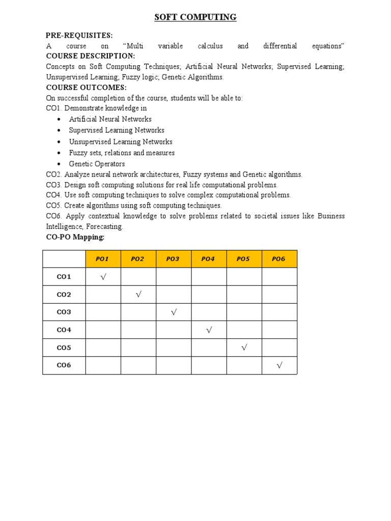 Soft Computing | PDF | Artificial Neural Network | Fuzzy Logic