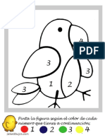 Dibujo para pintar preescolar