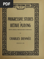 Dennée, Charles Progressive Studies in Octave Playing, Op.37 PDF