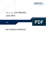 Chemistry Jun 2010 Mark Scheme Unit 2
