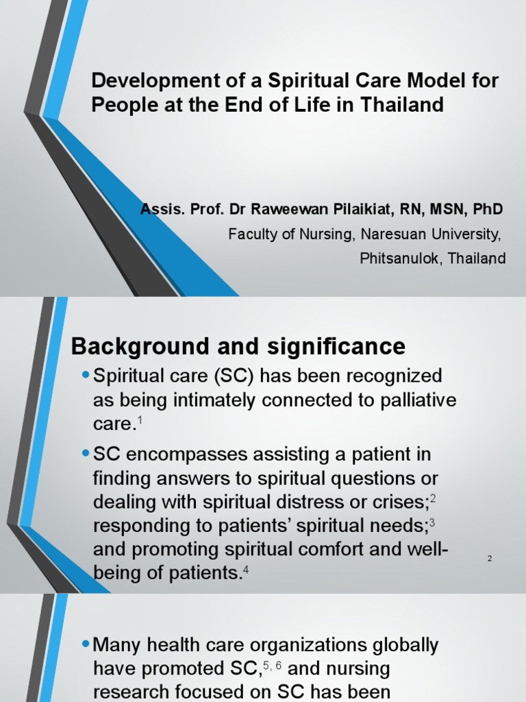 Spiritual Care Model for End-of-Life in Thailand | PDF | End Of Life ...