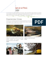 Biodiversidad en Ek Peru