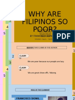 Why Are Filipinos So Poor?: by Francisco Sionil Jose