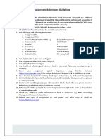 Assignment Submission Guidelines PDF