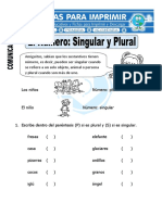 Sustantivos singular y plural